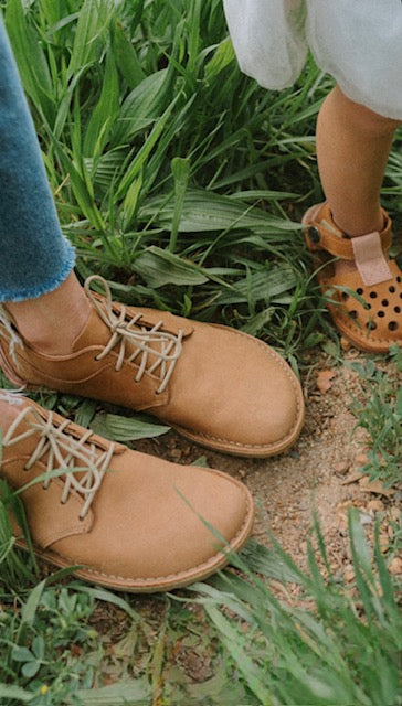 Wide toe box shoes for kids allowing natural toe splay and healthy foot development